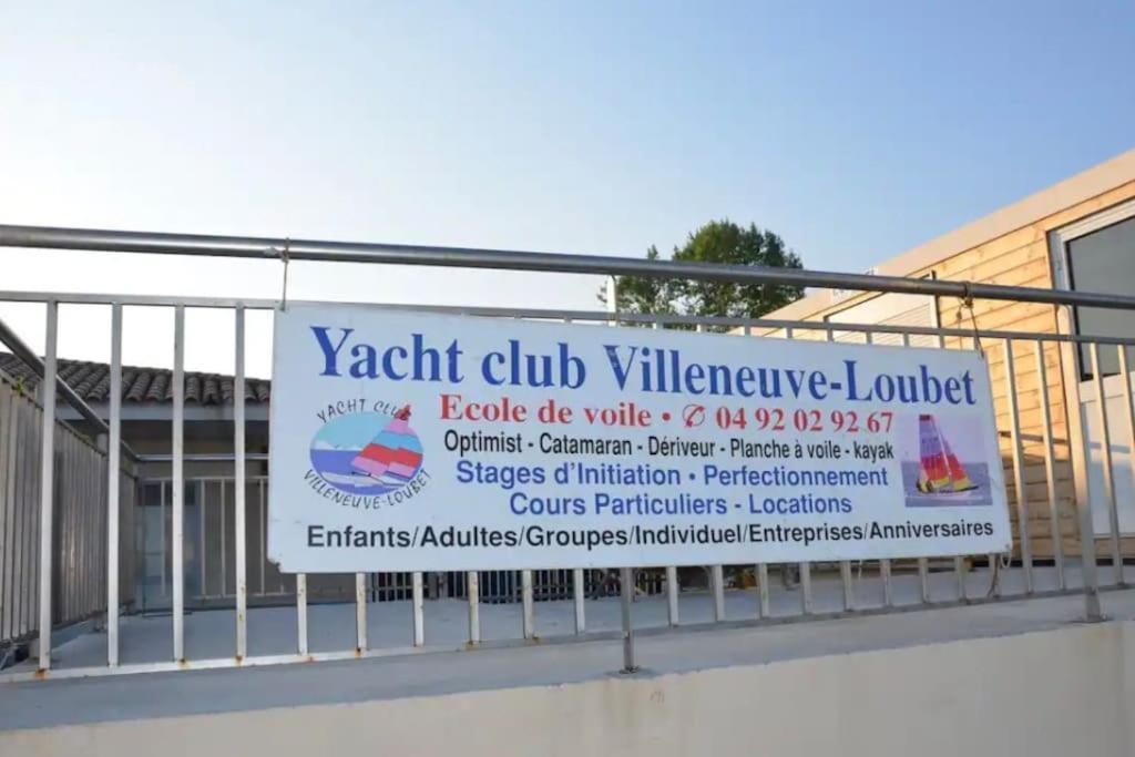 Studio A 2 Pas De La Plage Villeneuve-Loubet Ngoại thất bức ảnh