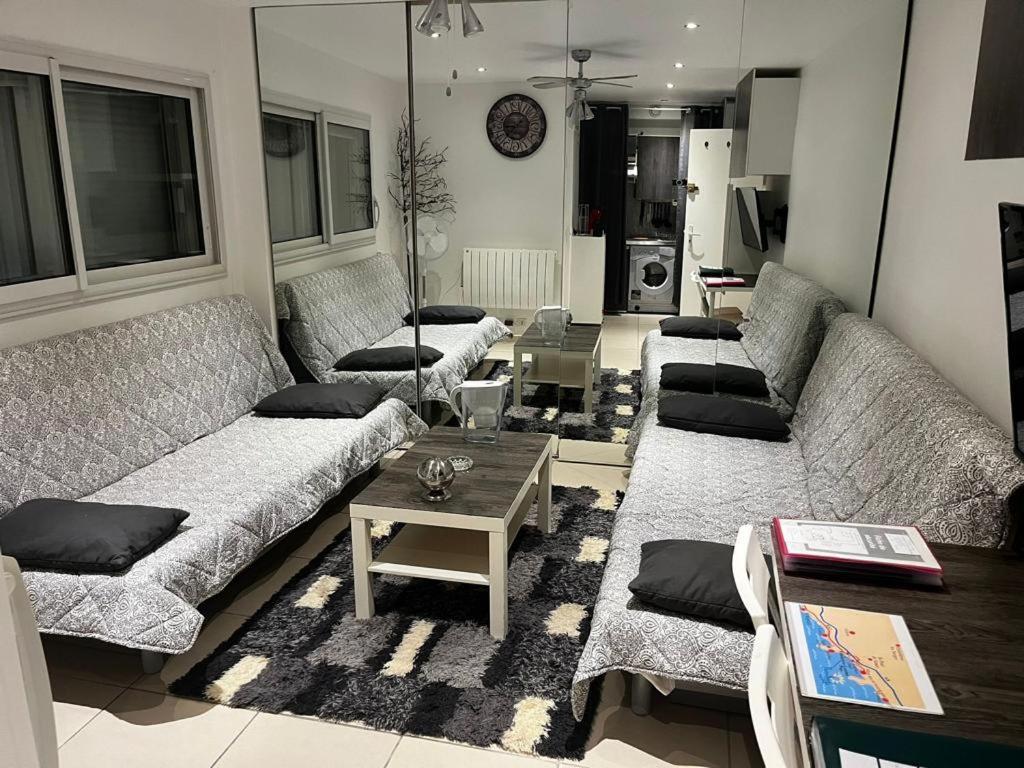 Studio A 2 Pas De La Plage Villeneuve-Loubet Ngoại thất bức ảnh